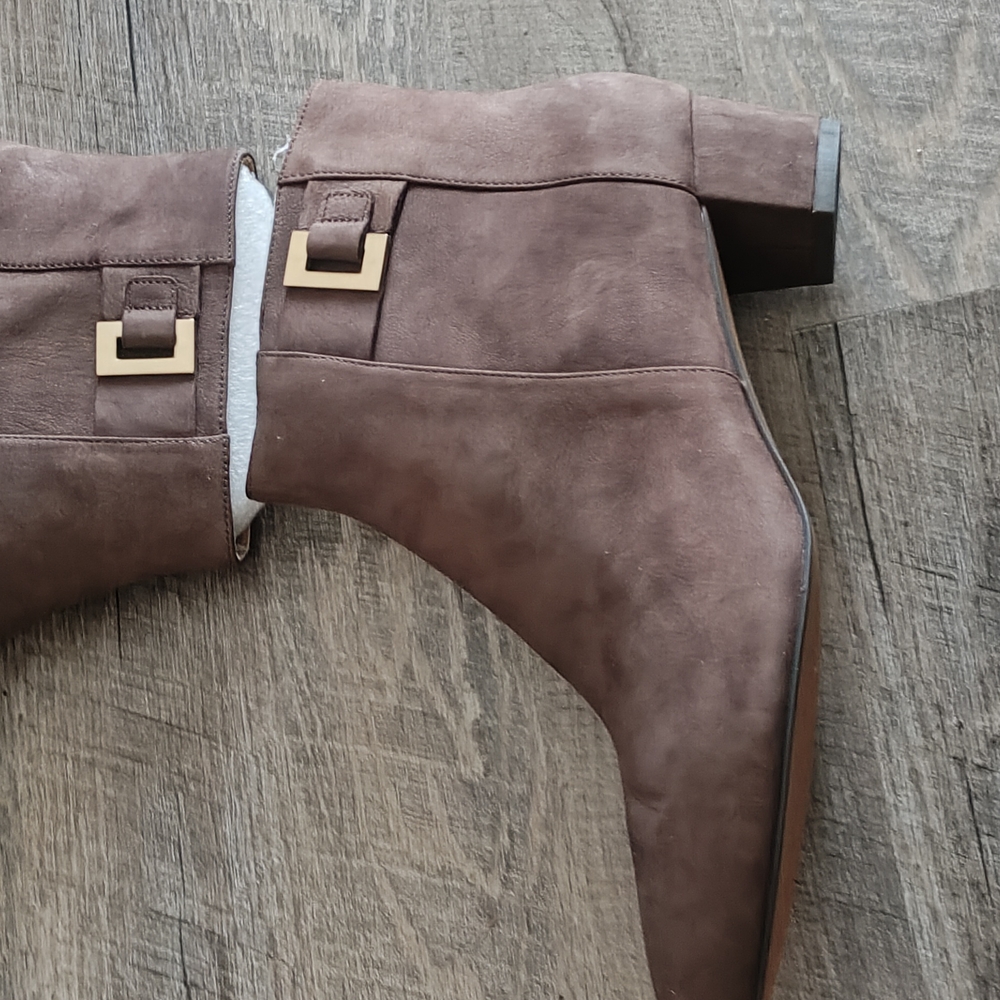 Nine West Chocolate Brown Ankle Booties